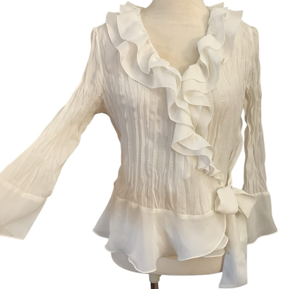 S.L.B. Ruffle blouse - Picture 2 of 14